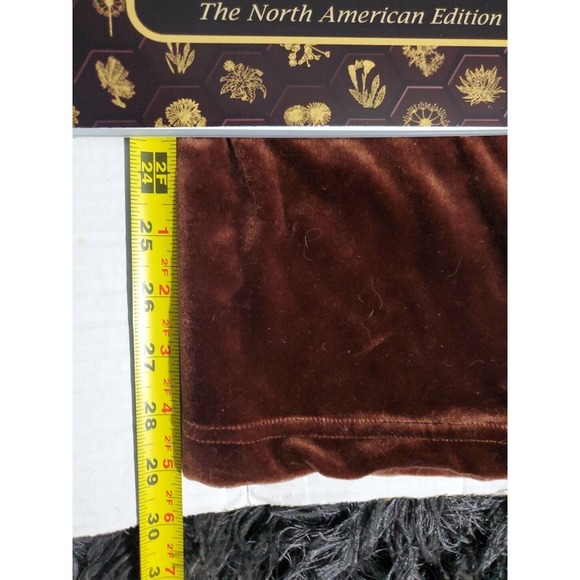 Roaman's Size 1X Brown Velvet Velour 2 Pc Pockets Elastic Waist Athleisure Set - Picture 12 of 14